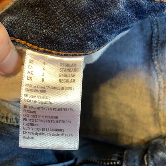 American Eagle skinny jeans size 4 - Picture 3 of 5